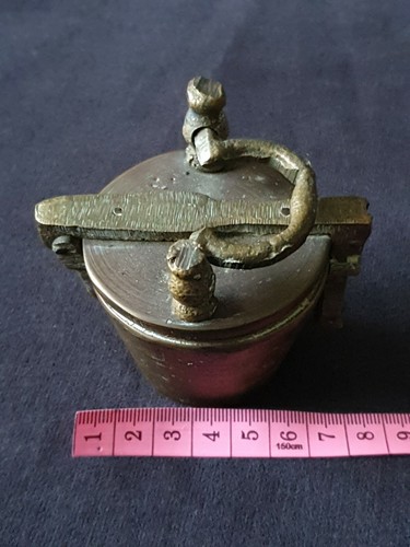 Antique brass apothecary - brass,