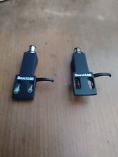 Pair of SoundLAB Headshells to mount record cartridges black