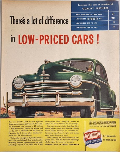 1947 print plymouth - 1947, cars