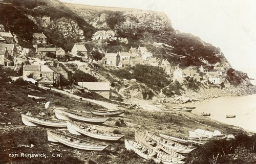 Runswick bay hillside - bay, rp