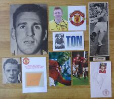 Manchester United Autograph Collection inc. Denis Law & Ken Morgans (25740)