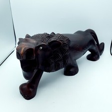 Hand Carved African Lion