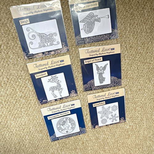 Tattered lace cutting - tattered,