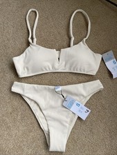 Primark Ecru Bikini Size Small