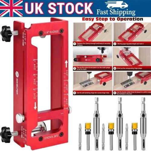 Door hinge jig - door, alloy