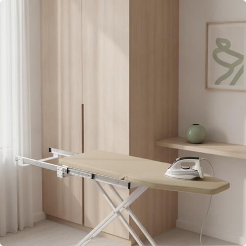 Pull out ironing board - ironing,