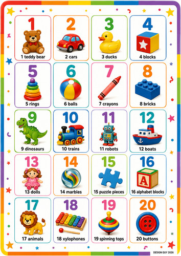 Laminated kids - a3,