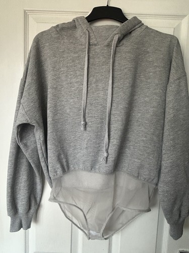 Zara grey hoodie body - zara,