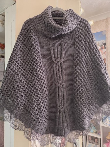 Joanna hope grey cape poncho - joanna,