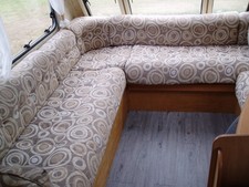 CARAVAN CAMPERVAN L SHAPED SEATING CUSHIONS STERLING EUROPA 2003