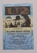 U2 JOSHUA TREE TOUR ELLAND