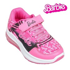 GIRLS BARBIE LIGHT UP TRAINERS OFFICIAL CHARACTER TRAINERS SHOES UK SIZE 8-1