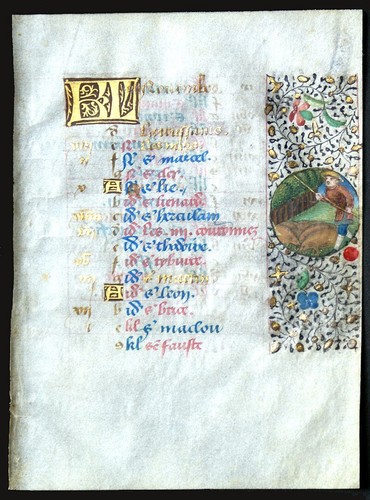 1470 medieval illuminated - medieval,