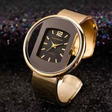 Women's Wrist Watch Round Cuff