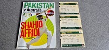 CRICKET PROGRAMME & TICKETS *