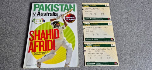 Cricket programme tickets - cricket, *