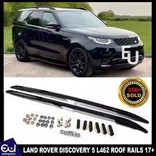 FOR LAND ROVER DISCOVERY 5 L462 ROOF RAILS RACK CROSS BARS BLACK 2017+ OEM STYLE