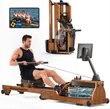 Rowing Machine, Water Foldable Rowing Machine for Home Gym, Fitness Exercise.