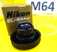 nr mint  Nikon El-Nikkor 50mm 1:4 Lens case / keeper  enlarging lens