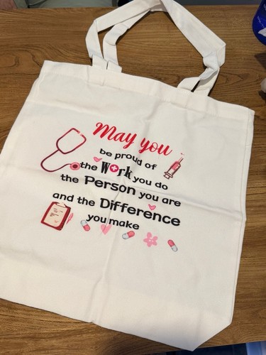 Nurse canvas tote bag gift - canvas,