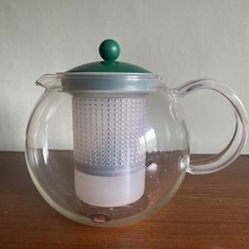Classic Green Bodum Assam Teapot Tea French Press Danish Mouth Blown Kitchenware