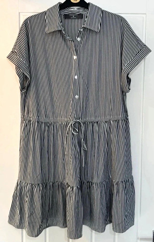 Primark navy white striped - primark, &