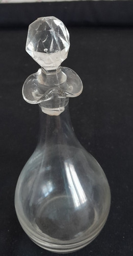 Small glass wind decanter with - small,
