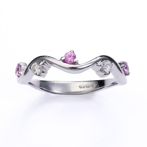 18ct white gold - 18ct, and