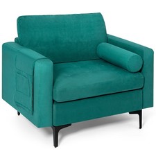 Fabric Accent Armchair Single