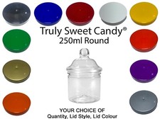 250ml Round Plastic Jars with