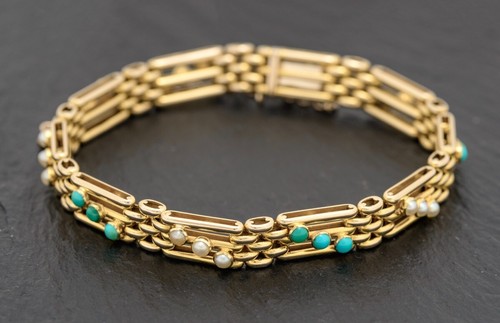 14ct gold turquoise - gold, &