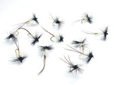 Black spent gnat mayfly dry - spent,