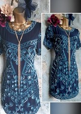 frock and frill Asos blue