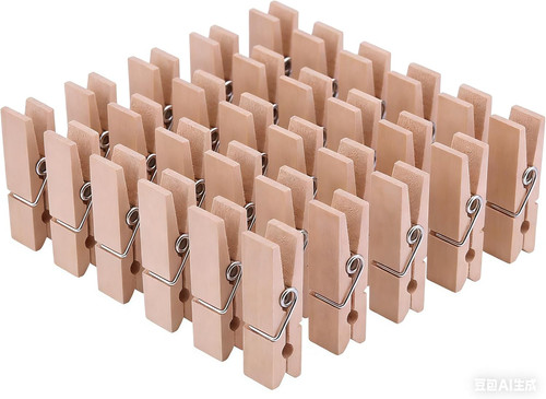 30pcs large wooden - wooden, clothespins