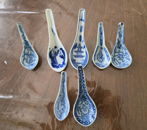19th chinese spoons - 19th,