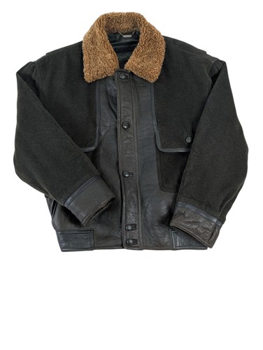 Vintage mabrun leather wool - vintage,