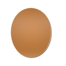 Copper Blanks Oval Metal