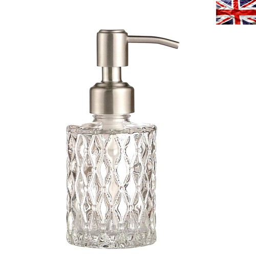 Glass soap dispenser - soap, with