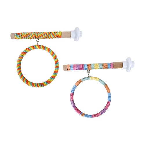 Parrot swing stand wooden - parrot,