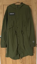 adidas Spezial Halewood Parka Pine Green, 24.5 Inches Pit to Pit