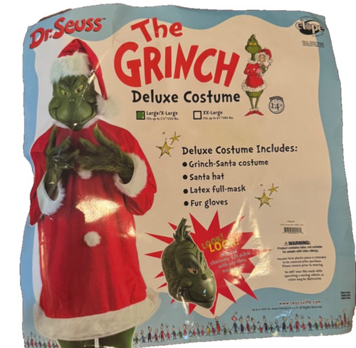 Costume grinch deluxe - costume,,