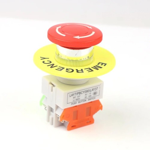 Red mushroom emergency stop - mushroom,