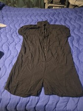 Fat Face Black Play Suit Size