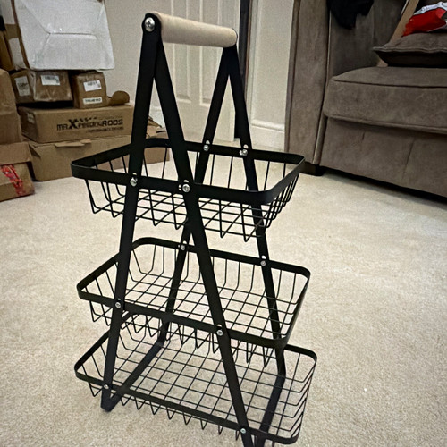 Black tier metal wire - black,