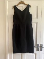 Viyella Classic Little Black Dress-Size 12-Lovely Silk mix fabric-VGC