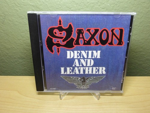 Saxon denim and leather cd - and,