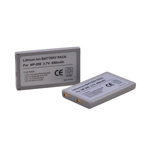 200 battery for konica - 2x, np-200