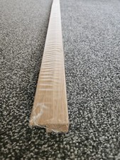 Solid White Oak 15mm L Section Door Bar Threshold Un-Finished 895mm long