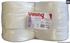 (6 Rolls) Viking Maxi Jumbo Toilet Tissue Paper 2-Ply 380m x 85mm Core: 62mm