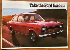 Ford Escort Brochure 1973 - L XL Sport GT - 1100 1300 - Mk1 Saloon & Estate
